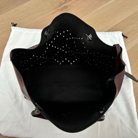 Marc Jacob purple leather tote bag - Picture 3 of 9